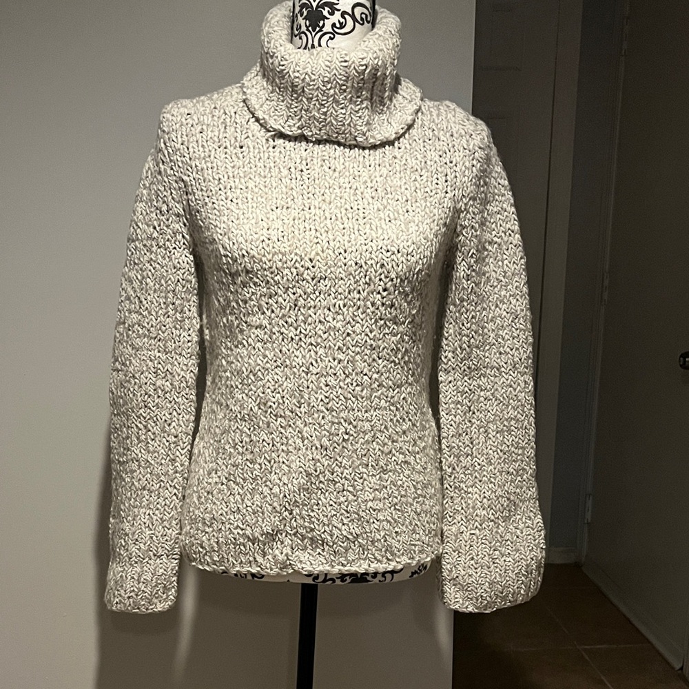 Cozy Gray Turtleneck Sweater